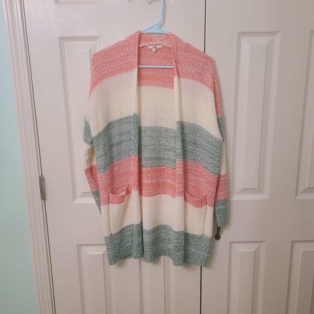 🔴SOLD🔴Entro striped cardigan - Picture 1 of 3
